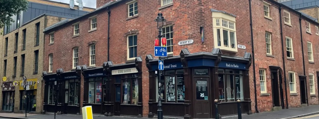 National Trust Birmingham Back to Backs on the corner of Hurst Street and Inge Street