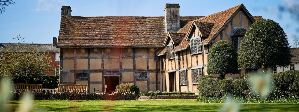 Shakespeare's Birthplace half-timbered house in Stratford-upon-Avon