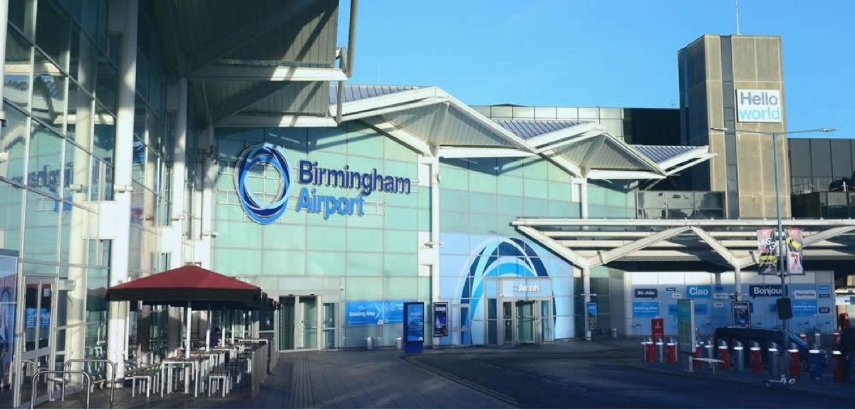 Birmingham Airport terminal entrance