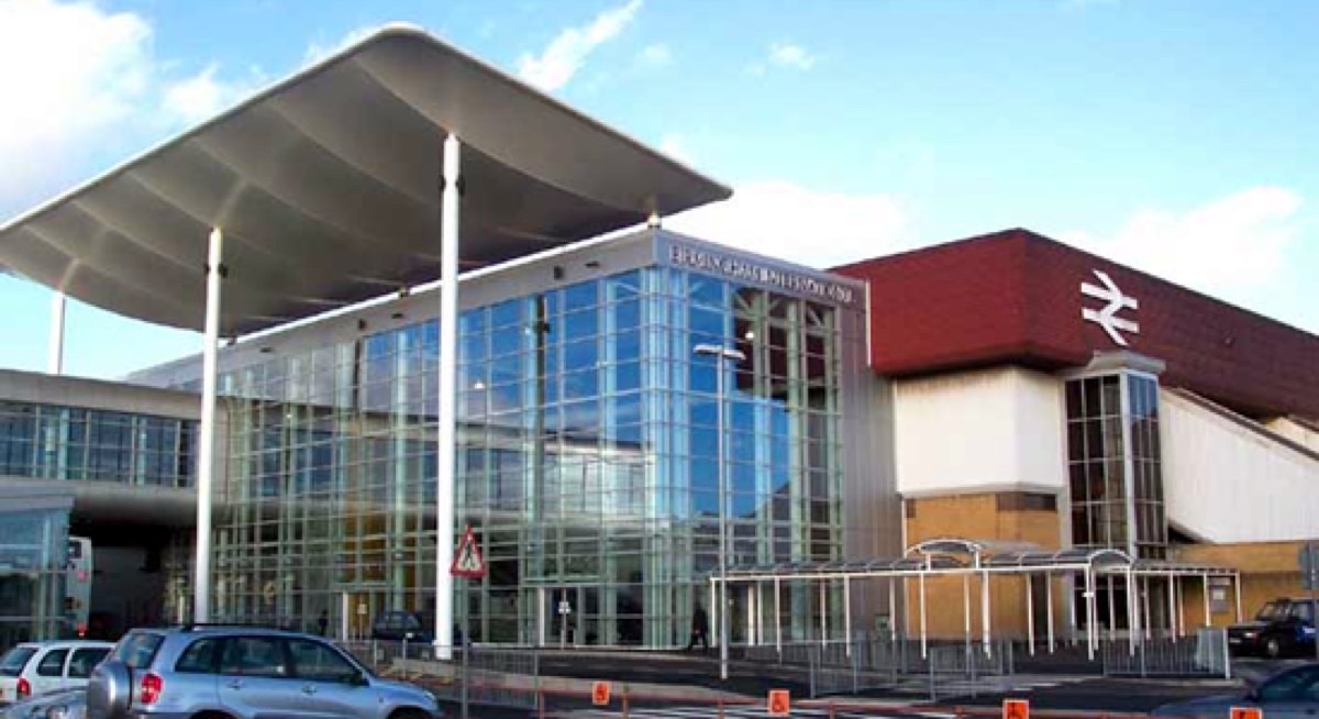 Birmingham International railway station serving the NEC and airport
