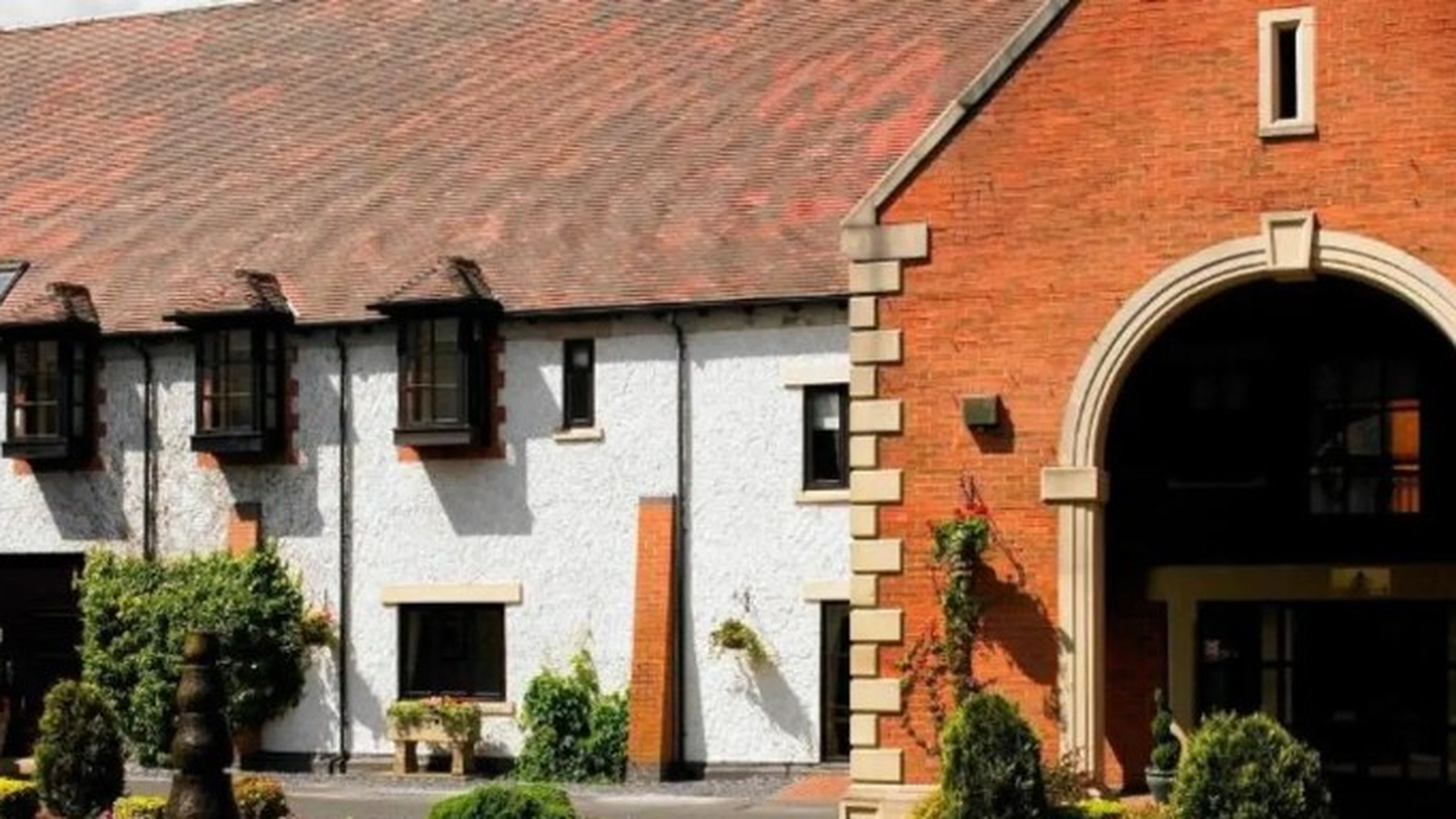 Forest of Arden Hotel and Country Club brick entrance arch
