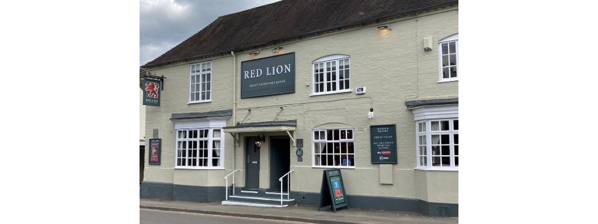 The Red Lion pub on Coleshill High Street